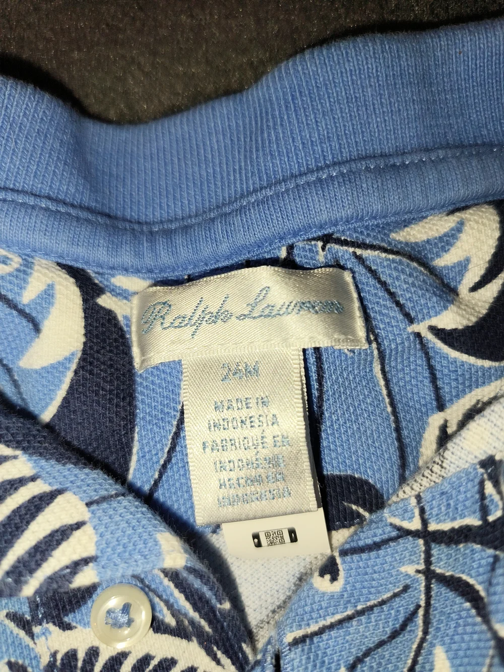 Ralph Lauren Blue Nautical Print Kids Matching Set